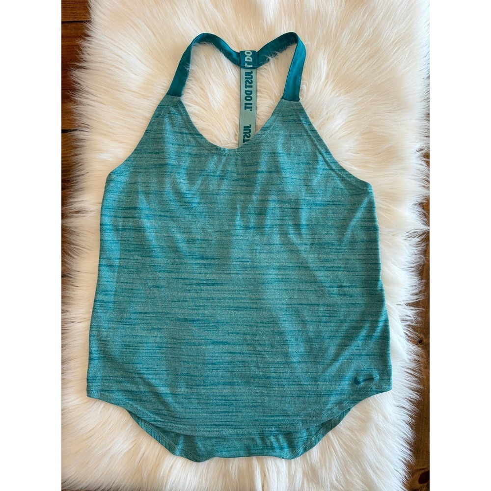 Nike turquoise racerback tank‎ size small EUC